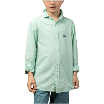 Textil Rapaz Camisas mangas comprida Scotta  Verde