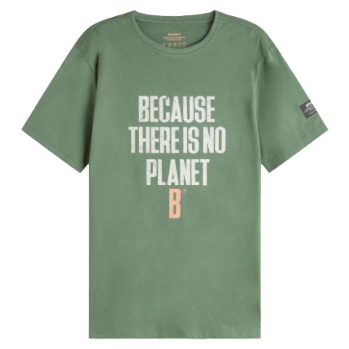 Textil Homem T-Shirt black mangas curtas Ecoalf  Verde