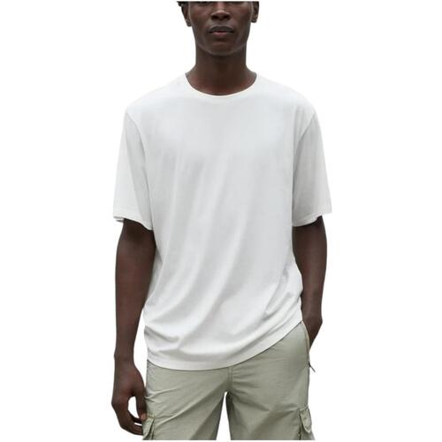 Textil Homem T-Shirt labels mangas curtas Ecoalf  Branco