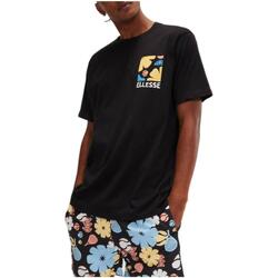 Textil Homem T-Shirt mangas curtas Ellesse  Preto