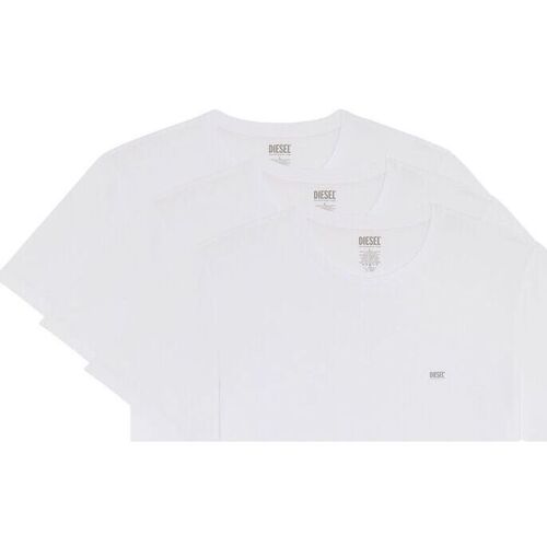 Textil Homem T-shirts Jones e Pólos Diesel 00SPDG 0LIAD - 3 PACK-E4124 Branco