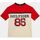 Textil Criança T-shirts e Pólos Tommy KJ1 Hilfiger KB0KB08676 VARSITY TEE-0KS RED/WHITE Vermelho