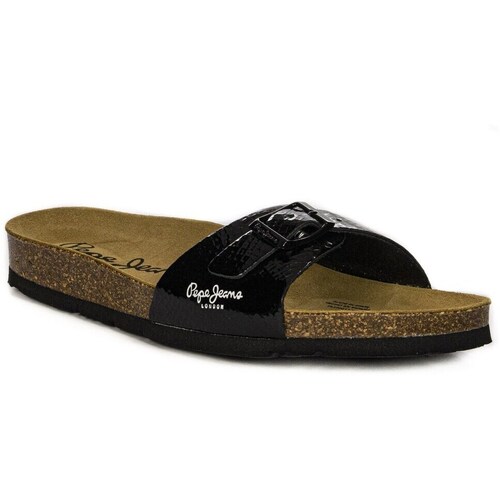 Sapatos Mulher Chinelos Pepe jeans PLS90613999 Castanho, Preto