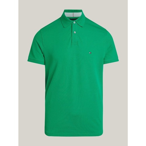 Textil Homem T-shirts e Pólos Tommy Hilfiger MW0MW17770 Verde