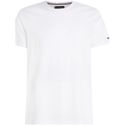 Textil Homem T-shirts e Pólos Tommy Hilfiger MW0MW31526 Branco