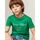 Textil Criança T-shirts e Pólos Tommy middle Hilfiger KB0KB08803-L4B OLYMPIC GREEN Verde