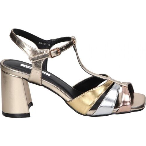 Sapatos Mulher Sandálias D'angela SANDALIAS  DWS26206-M MODA JOVEN PLATINO Ouro