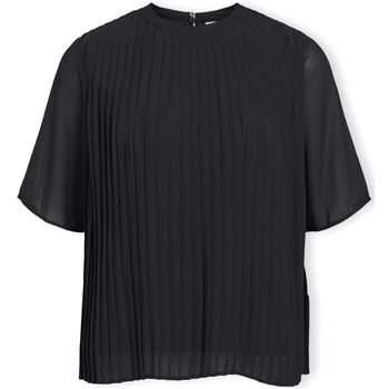 Textil Mulher Tops / Blusas Object Top Mila 2/4 - Black Preto
