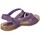 Sapatos Mulher Sandálias Interbios SAPATILHAS  4487 Violeta