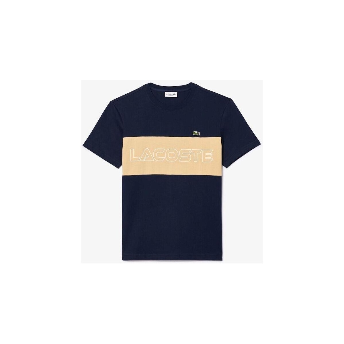 Textil Homem T-Shirt mangas curtas Lacoste TH1712 Azul