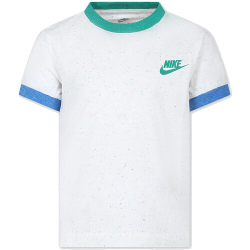 Textil Rapaz T-Shirt mangas curtas Nike Lunar1 86L709 Branco