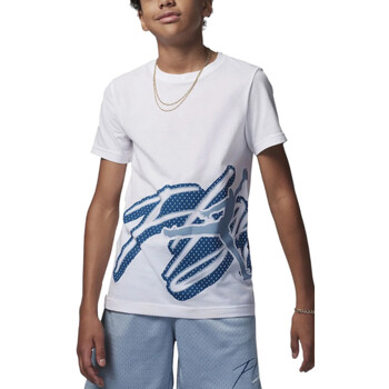 Textil Rapaz T-Shirt mangas curtas elastici Nike 95C982 Branco