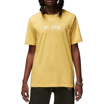 Textil Homem T-Shirt braata curtas Nike FN5332 Amarelo