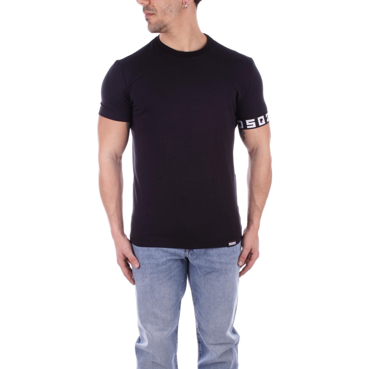 Textil Homem T-Shirt mangas curtas Dsquared D9M3S5130 Preto