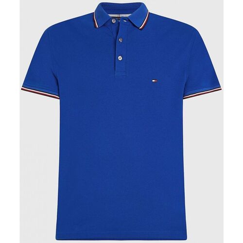 Textil Homem T-shirts e Pólos Tommy Hilfiger MW0MW30750 - 1985 RWB POLO-C66 ULTRA BLUE Azul