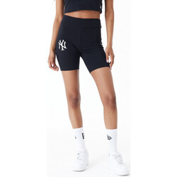 Textil Mulher Shorts leggings / Bermudas New-Era Mlb le cycling Shorts leggings neyyan Preto