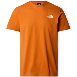 Textil Homem T-shirts e Pólos Boys Short Sleeve Fitted Shirt T-Shirt Redbox Celebration - Desert Rust Laranja