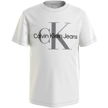 Textil Rapariga pinko velvet effect printed dress item Calvin Klein Jeans IU0IU00460 Branco