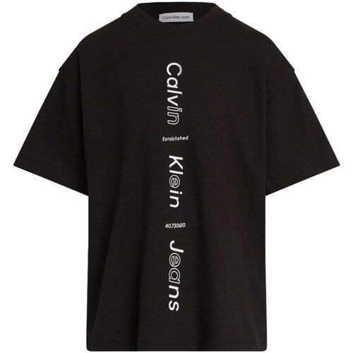 Textil Rapaz T-shirt mangas compridas Logo Tape Jersey Dress IB0IB02036 Preto