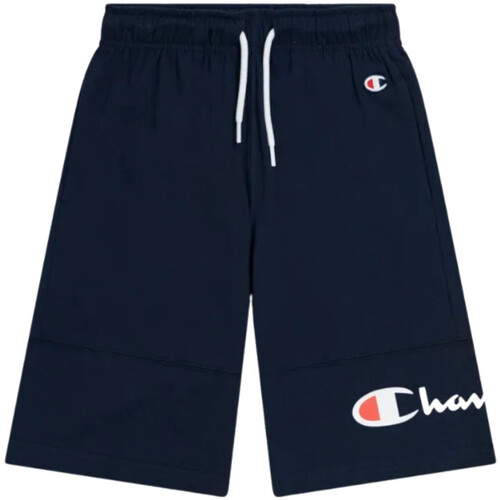 Textil Rapaz Shorts / Bermudas Champion 306753 Azul