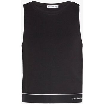 Textil Rapariga Burberry submarine-print shorts Calvin Klein Jeans IG0IG02437 LOGO TAPE TOP-BEH BLACK Preto