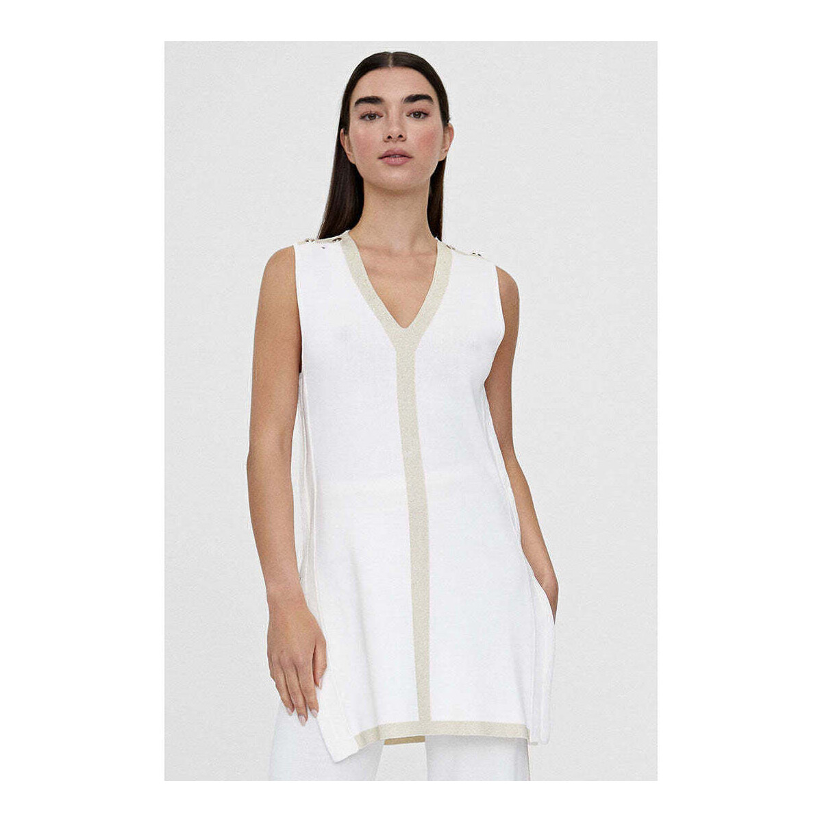 Textil Mulher T-shirts e Pólos Lola Casademunt LS2415022-10M-18-1 Branco