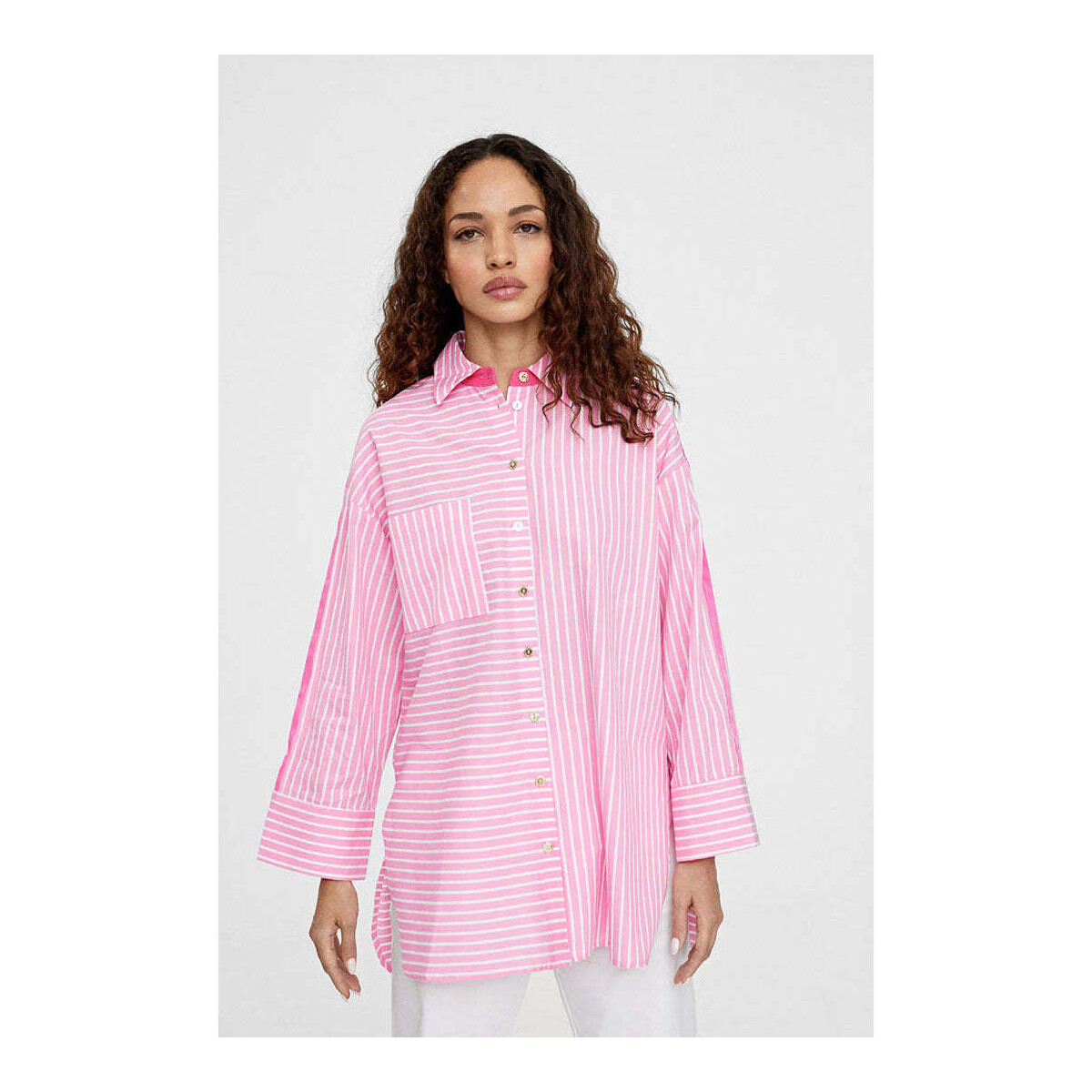 Textil Mulher camisas Lola Casademunt LS2415016-12B-9-1 Rosa