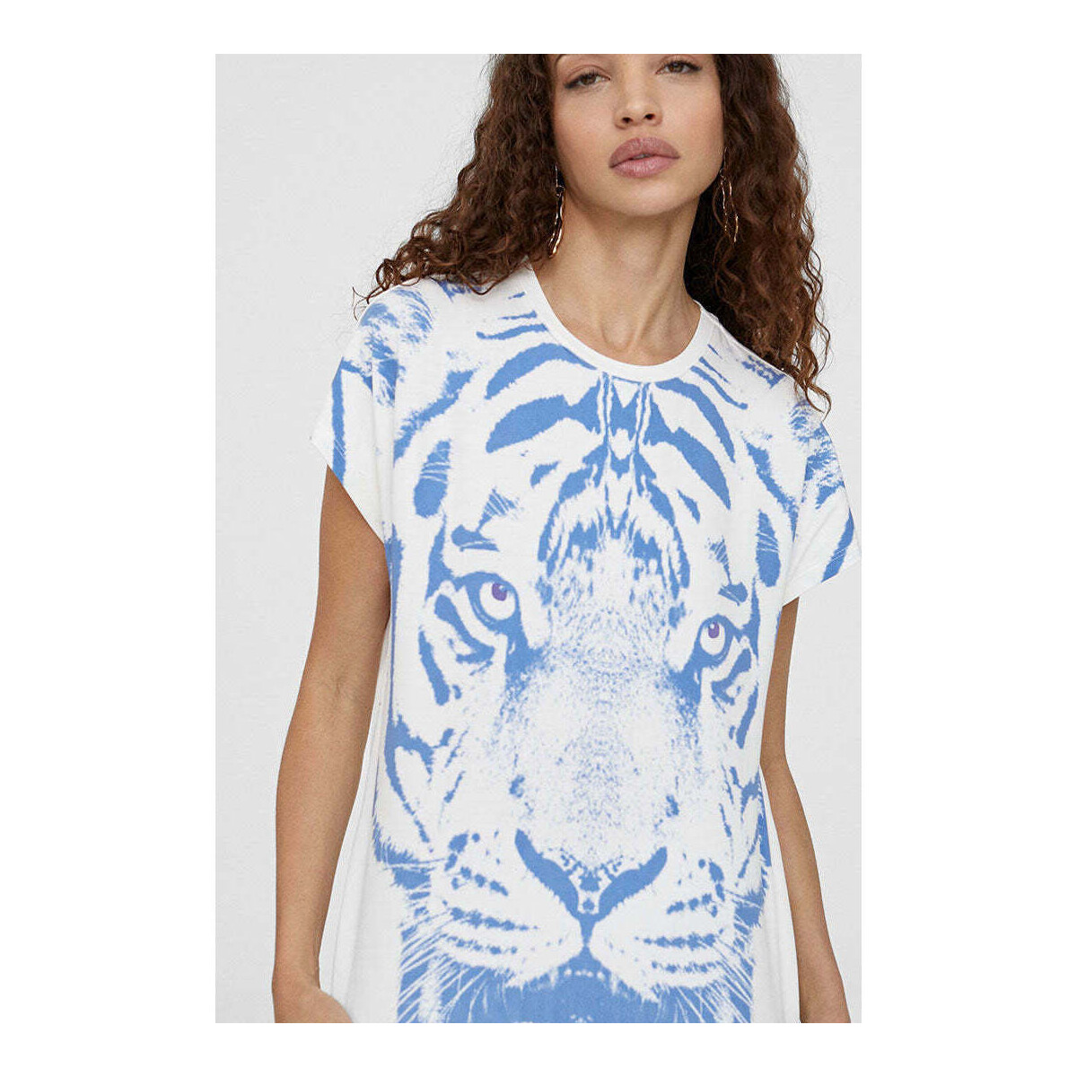 Textil Mulher T-shirts Casaco e Pólos Lola Casademunt LS2415036-1BN-1-1 Branco