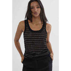 Textil Mulher T-shirts e Pólos Lola Casademunt MS2415004-00N-2-1 Preto