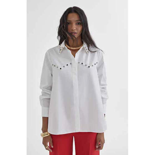 Textil Mulher camisas Lola Casademunt MS2415014-00B-1-31 Branco