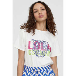 Textil Mulher T-shirts e Pólos Lola Casademunt LS2415032-2B2-1-1 Branco