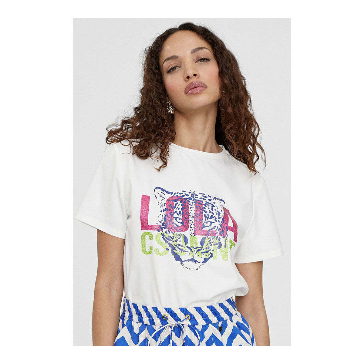 Textil Mulher T-shirts e Pólos Lola Casademunt LS2415032-2B2-1-1 Branco