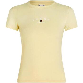 Textil Mulher T-shirts e Pólos Tommy Jeans  Amarelo