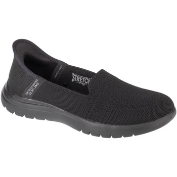 Sapatos Mulher Chinelos 216015-NVGY Skechers Slip-Ins On The Go Flex - Camellia Preto