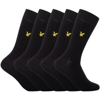 Acessórios Homem Meias Lyle & Scott 5 Pack Liam Premium Socks Preto