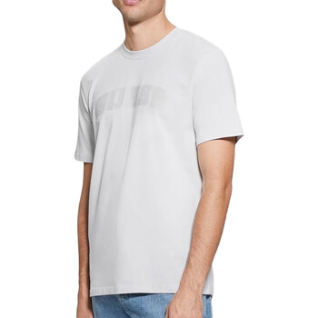 Textil Homem T-shirts e Pólos Guess  Cinza