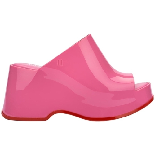 Sapatos Mulher Sandálias Melissa Chinelos / Tamancos - Pink/Red Rosa