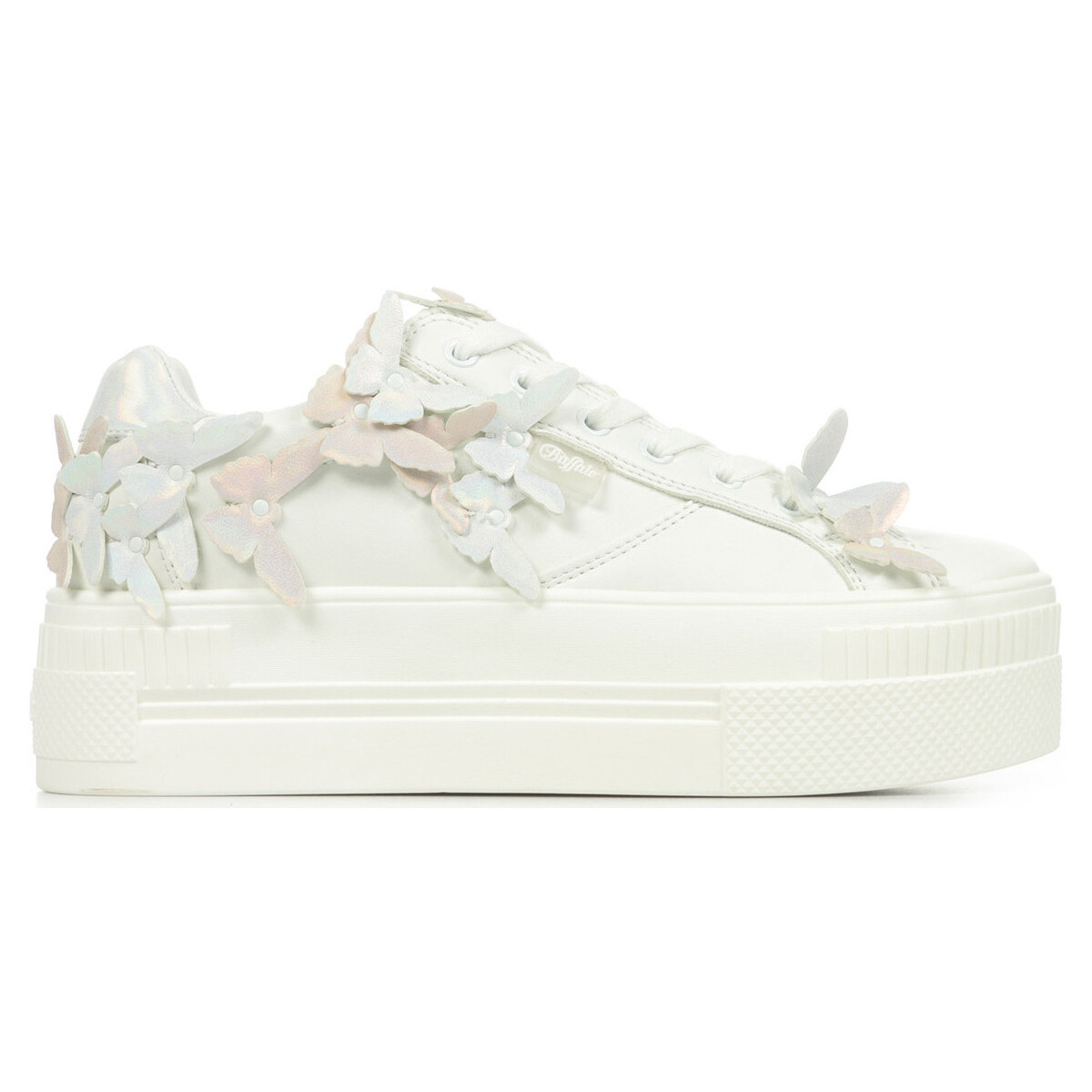 Sapatos Mulher Sapatilhas Buffalo Paired Butterfly Branco