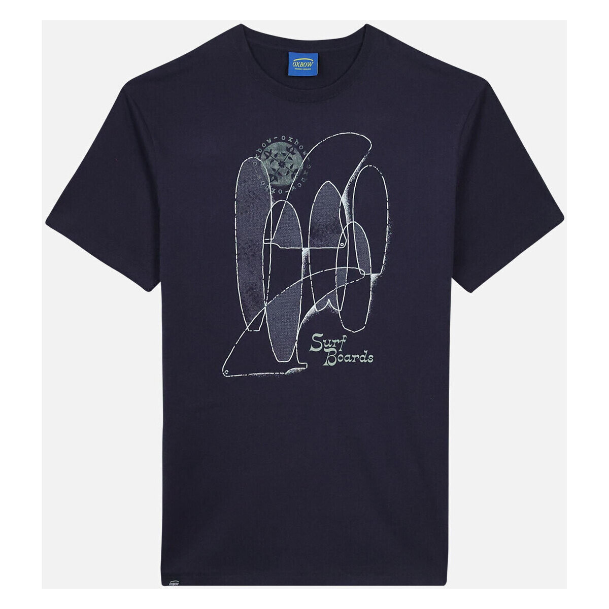 Textil Homem T-Shirt Elephant mangas curtas Oxbow Tee Azul