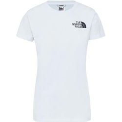 Textil Mulher T-Shirt mangas curtas The North Face W Half Dome Tee Branco
