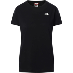 Textil Mulher T-Shirt mangas curtas The North Face W Simple Dome Tee Preto