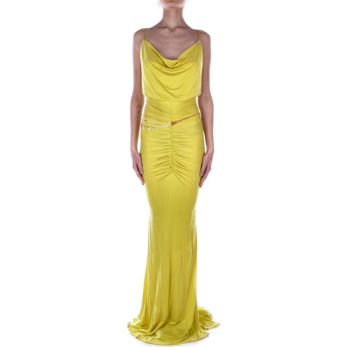 Textil Mulher Vestidos compridos Elisabetta Franchi AB62842E2 Amarelo