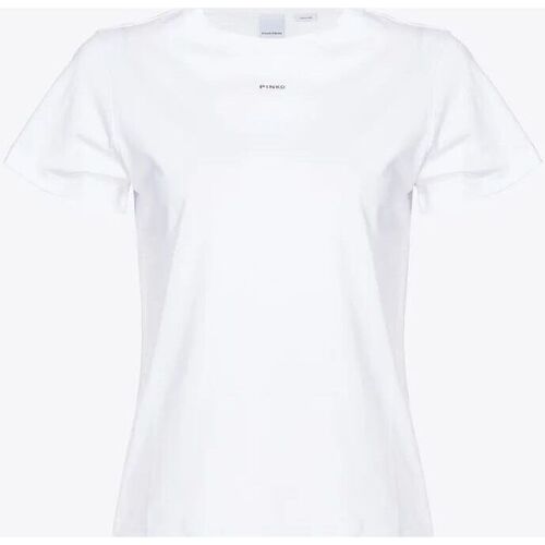 Textil Mulher T-shirts e Pólos Pinko BASICO 100373 A1N8-Z04 Branco