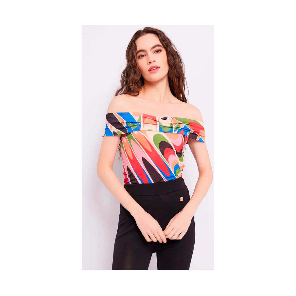 Textil Mulher camisas Denny Rose 411DD44008-418061-01-36-1 Multicolor