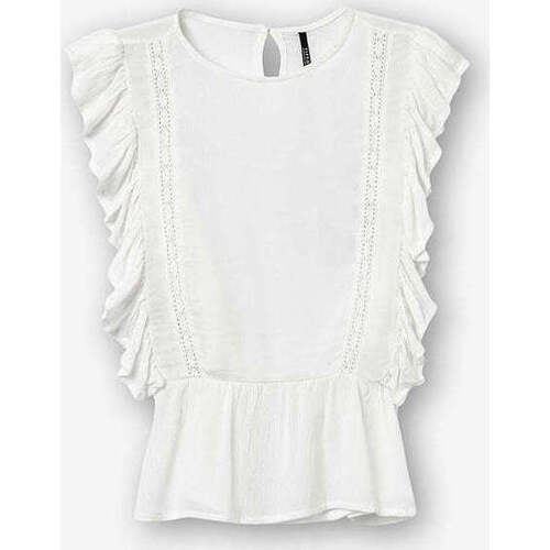 Textil Mulher Tops / Blusas Tiffosi 10054837-001-1-31 Branco
