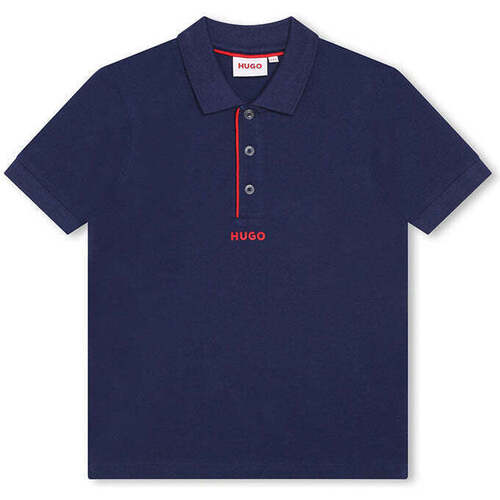 Textil Rapaz T-shirts e Pólos Hugo Boss Kids G00015-84N-3-19 Azul