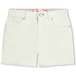 Textil Rapariga Shorts / Bermudas Hugo Boss Kids G00072-126-18-21 Branco