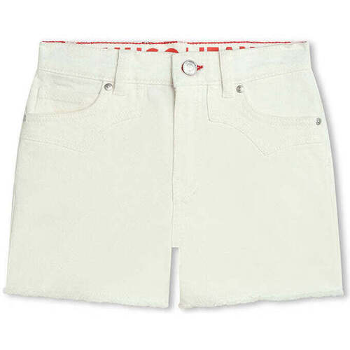 Textil Rapariga Shorts / Bermudas Hugo Boss Kids G00072-126-18-21 Branco