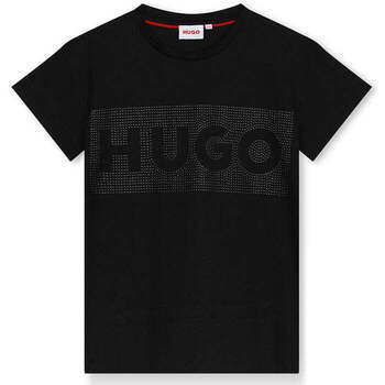 Textil Rapariga preço de uma chamada local Hugo Boss Kids G00082-09B-2-25 Preto