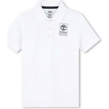 Textil Rapaz T-shirts e Pólos Moccasins Timberland T60061-10P-1-19 Branco